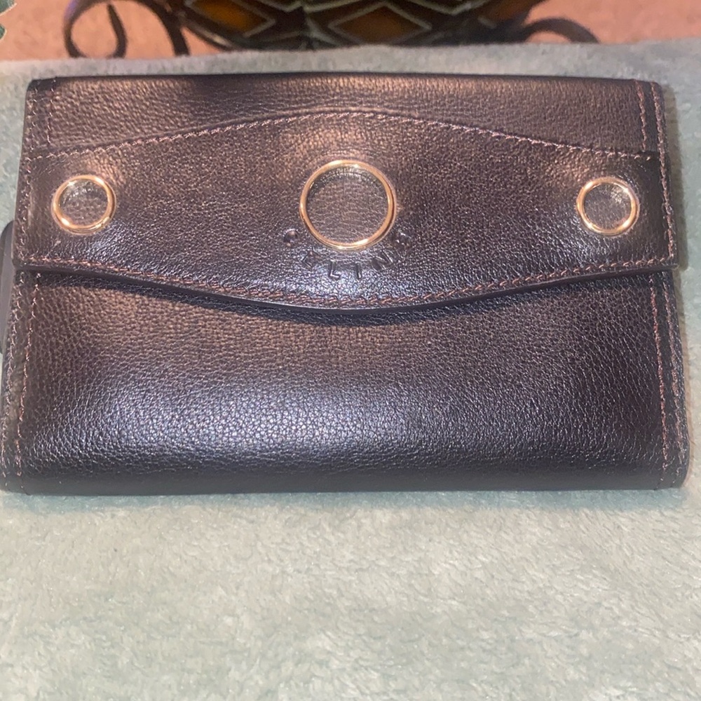 EUC Celine black wallet!  12 card holders with bill compartment and coin pouch!